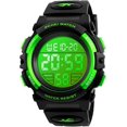 thumbnail image 1 of Reloj deportivo digital para niños para niñas, niños, resistente al agua, informal, electrónico, analógico, cuarzo, 7 colores, reloj LED BANYUO  Hogar, 1 of 3