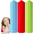 thumbnail image 2 of Clearance! Chewable Pencil Toppers 3 Pencil Toppers Set Silicone Sensory Pencil Chew Topper Colored Pencil Toppers Set Pencil Topper Chewable Tubes Pencil Toppers for Boys A One Size Pink, 2 of 9