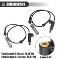thumbnail image 5 of Front Left Right ABS Sensor Wheel Speed Sensor for BMW 318i 1992-1998 No.34521163027/34521163188 2pcs, 5 of 7