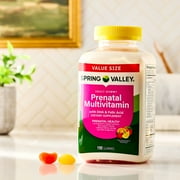 Spring Valley Prenatal Adult Gummy Supplement Value Size, 190 Count