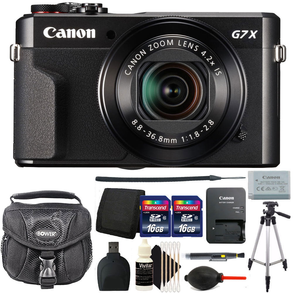  Canon  G7X  Mark II PowerShot 20 1MP Digital Camera  Black 