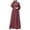 Red, variant on Ygbgbb Women Muslim Long Maxi Dress Buttons A-Line Robe Kaftan Loose Long Sleeve Islamic Clothing Abaya Femme Hijab Jilbab Khimar Caftan Blue M