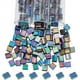thumbnail image 1 of 240 cuentas de vidrio de colores con dos agujeros, 5 x 5 mm, ideales para hacer pulseras y collares con varios cordones., 1 of 9