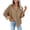Beige, variant on Button-Up Shirts Long Sleeve, Round Neckline Womens Summer Tops 2024 Corduroy Oversized Wa Womens Shirts Solid, Blouses Long Sleeve Shirts | Outerwear for Women Navy XL