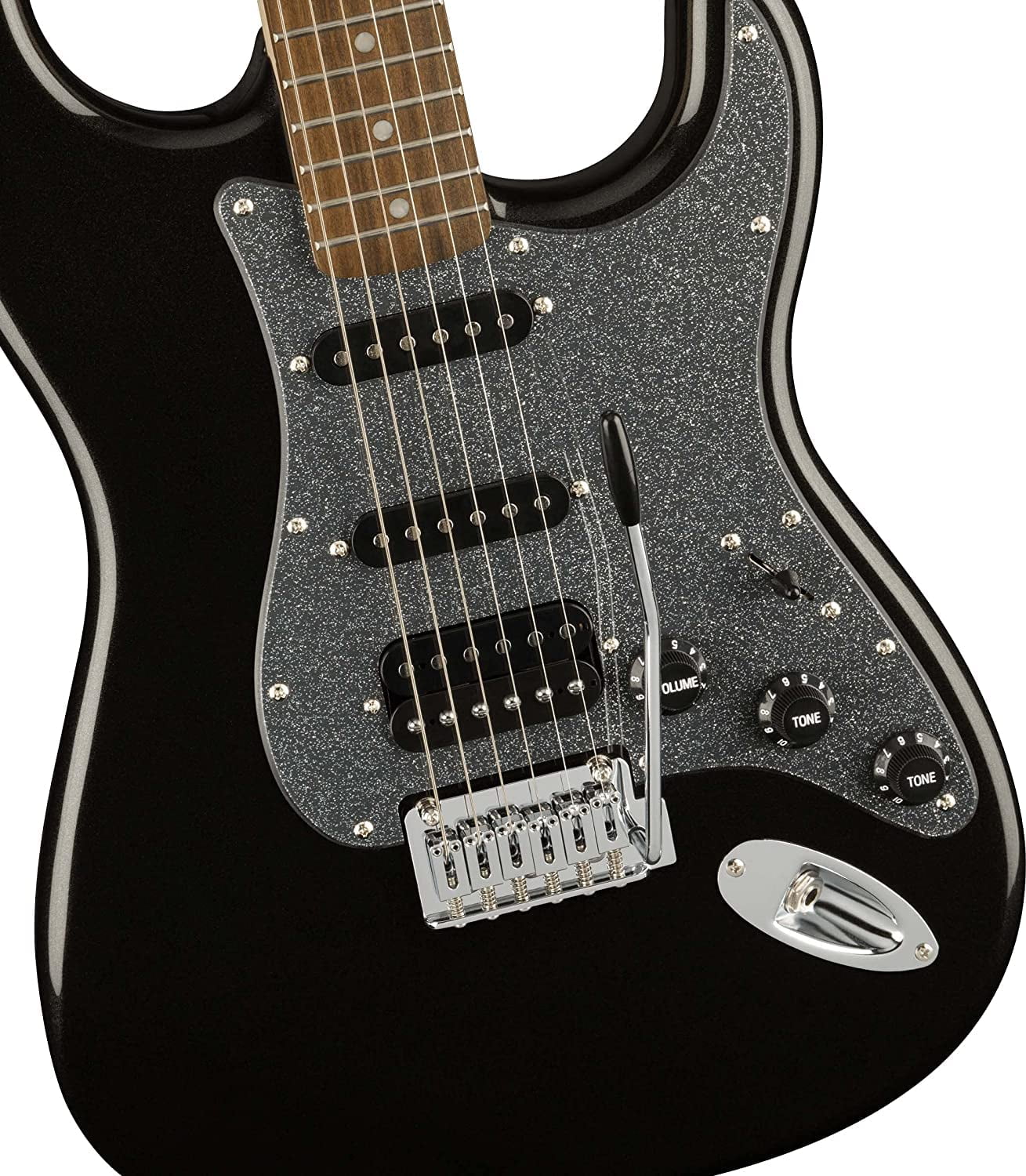 Fender Squier Affinity Series HSS Stratocaster with Laurel FB - Metallic Black