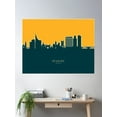 thumbnail image 2 of Reading England Skyline Poster Wall Art, Modern Wall Decor For Living Room Bedroom, 12x18 UNFRAMED, 2 of 3