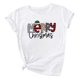 thumbnail image 2 of Fiudx Ofertas Del Día Camiseta con Cuello Redondo para Mujer Camiseta con Estampado Navideño Camisetas de Manga Corta Tops, 2 of 4