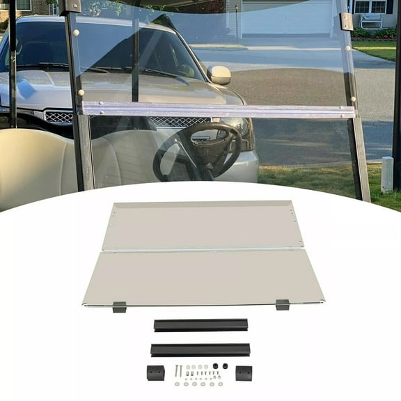 Foldable Tinted Windshield for Yamaha G29 Golf Cart (Fits 2007-2016 Models) - Durable Windscreen Compatible with Yamaha Drive Series