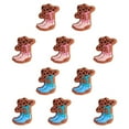 thumbnail image 7 of 10Pcs/Pack Silicone Beads for Keychain Making Colorful Boot Beads Charm, 7 of 7