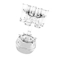 thumbnail image 3 of Naiovety Dispensador de 6 vasos de chupito y dispensador de soporte para llenar líquidos, accesorios para fiestas, juegos, herramientas para beber Cocina y Comedor Alta transparencia Naiovety HA003576-01, 3 of 6