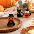 thumbnail image 3 of 3 Pack Halloween 3D Beaded Figurine DIY Kit, Pumpkin Ghost Cat Seed Bead Craft Set, Handmade Mini Table Ornament Making Supplies for Adults Teens Holiday Decor Gift, 3 of 5