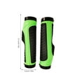 thumbnail image 3 of 2 Pieces Handlebar Covers Thick Cycling Shop Using Supplies Breathable Handles Shock-absorbing Colorful Rubber Professional Wear-Resistant Accessory Grips Green, 3 of 7