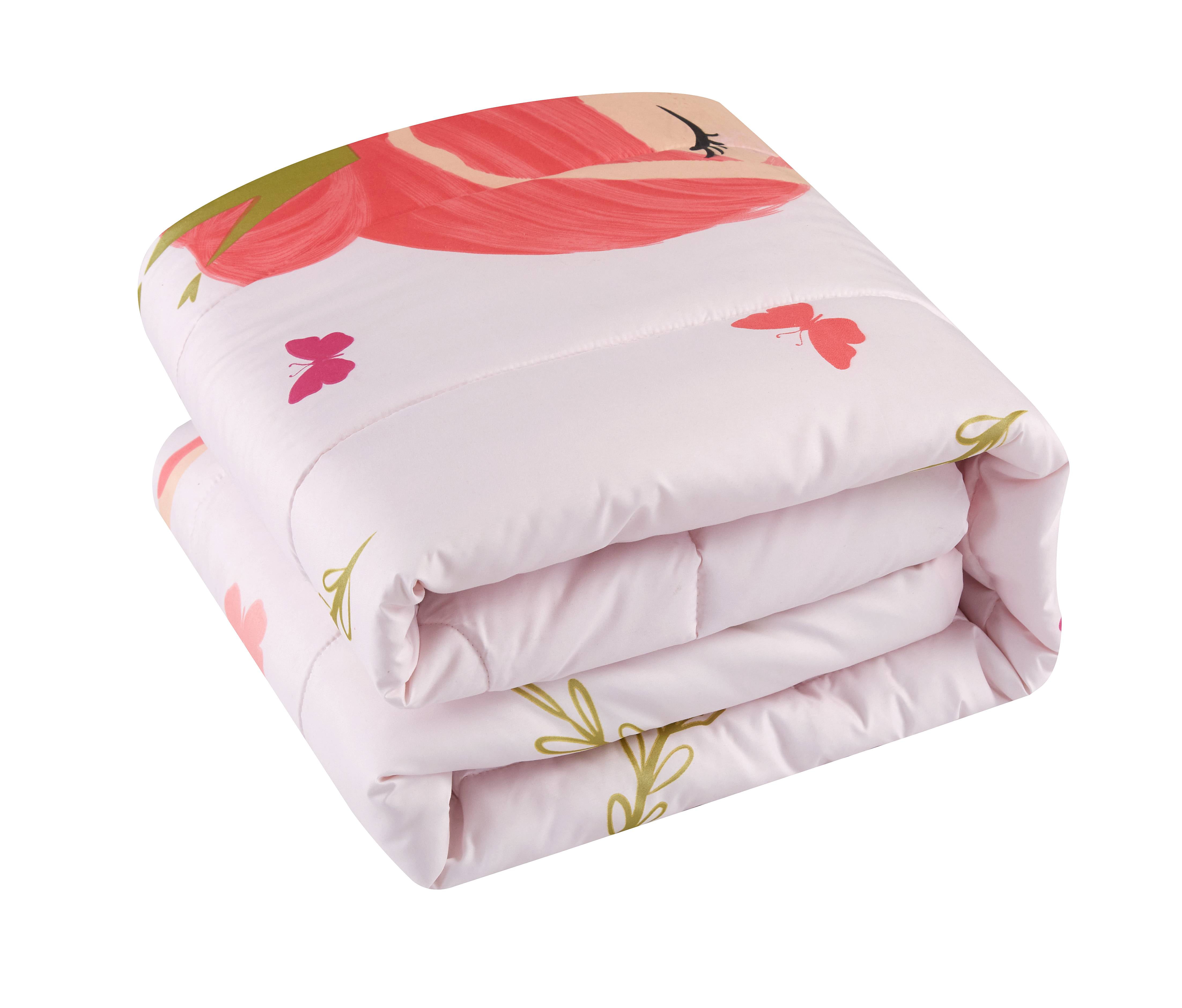 Heritage Club Pink Dancing Ballerina Comforter Set