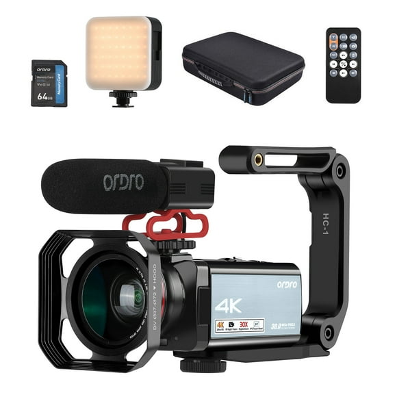 Video digital 4K Digital Cámara Wifi Vistirda DV Registradora DE 3.5 Panel táctil Pulgadas 30MP 30x Deteción de Cara de Zoom Digital IR Anti Agitaciones Con Control Remoto
