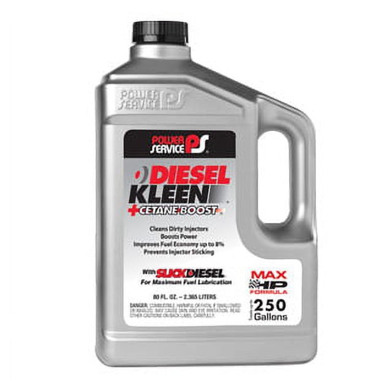 Diesel Fuel Additive, Amber, 80 oz. POWER SERVICE PRODUCTS 03080