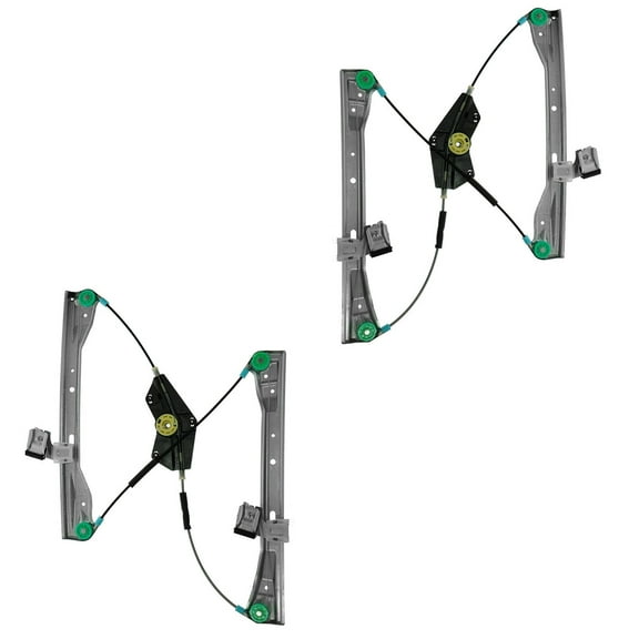 TRQ Power Window Regulator Front Left Right Pair for C230 C250 C300 C350 C63 WRA50895 Fits select: 2010-2013 MERCEDES-BENZ E, 2008-2013 MERCEDES-BENZ C