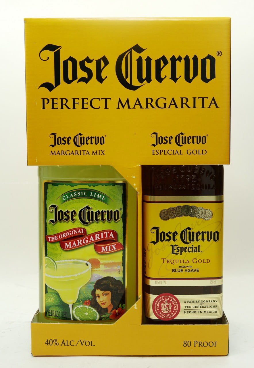 Jose Cuervo Tequila Silver Gift Set 750ml Bottle with