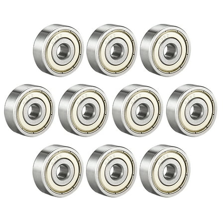 10PCS Deep Groove Ball Bearing 635Z Single Shield, 5x19x6mm Chrome Steel Bearing