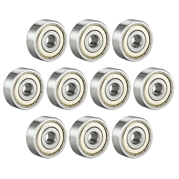 10PCS Deep Groove Ball Bearing 635Z Single Shield, 5x19x6mm Chrome Steel Bearing