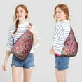 thumbnail image 4 of Fashion Boho Sling Bag - Women’s Floral Print Crossbody Backpack, Lightweight Waterproof Anti-Theft Shoulder Bag, 4 of 4