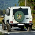 thumbnail image 2 of Yuyamidu Rainbow Tire Cover Beer Wheel Tire Protectors Cover St. Patrick's Day Spare Wheel Tire Cover Keeps Dirt, Rain, and Sun Away from Your Spare Tire, Green, 2 of 5