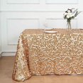 thumbnail image 4 of BalsaCircle 90" x 132" Big Payette Sequin Tablecloth Matte Champagne, 4 of 8
