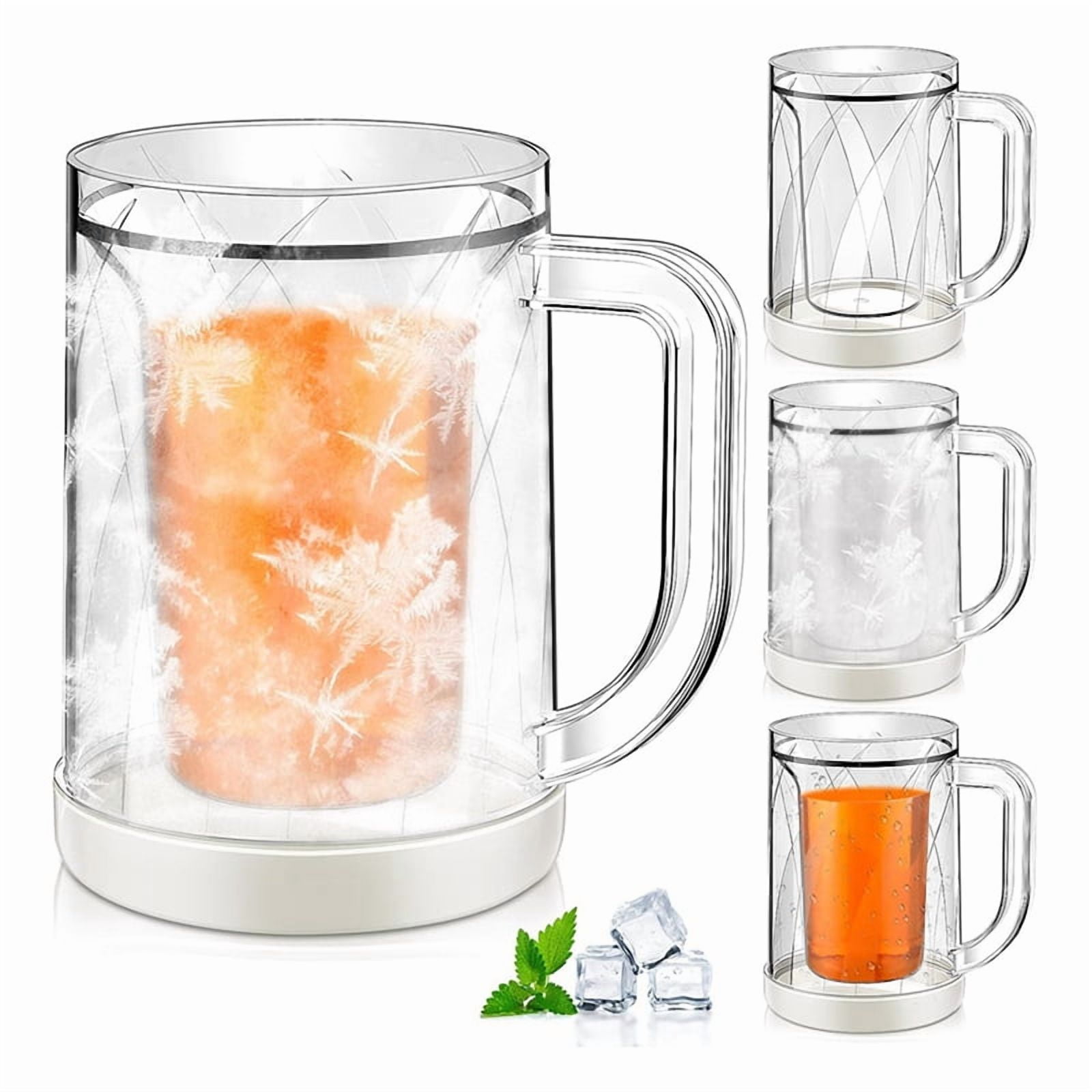 Mug Da Birra In Acciaio Inox Doppia Parete - Capienza 600ml, Design A Secchio - Per Bevande Calde E Fredde - Foto 7