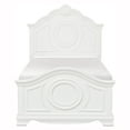 thumbnail image 3 of Classic White Finish Twin Panel Bed Nightstands Traditional Style 3pc Bedroom Set, 3 of 5
