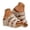 White, variant on Stylago Women Chunky Platform Sandals Comfortable Cork Footbed Wedge Slides Ladies Arch Support Summer Beach Slippers Black Size 9