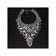 thumbnail image 1 of Collar de piedras preciosas, gargantilla de clavícula, cadenas de cristal, Vintage, grande, brillante, colgante de lujo, joyería para mujer Ropa, zapatos y accesorios Miscelánea Plateado Jumpingount AP015020-01, 1 of 6