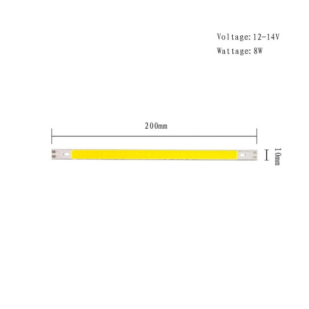 Módulo de Chip LED COB de 2W, 3W, 5W, 6W, 8W, 12V, brillo Ultra alto, luz ambiental multicolor, diseño DIY