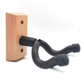 thumbnail image 1 of 1 pcs Guitar Wall Mount, Black Walnut Wood Guitar Hanger, U-Shaped Guitar Wall Hanger Mount, Guitar Holder Hook Stand Wall for Acoustic, Electric Guit, 1 of 4