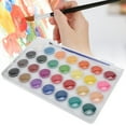 thumbnail image 3 of 28 Colors Watercolor Paint, Bright Colors Solid Waterolor Paint, Gouache Painting, 3 of 8