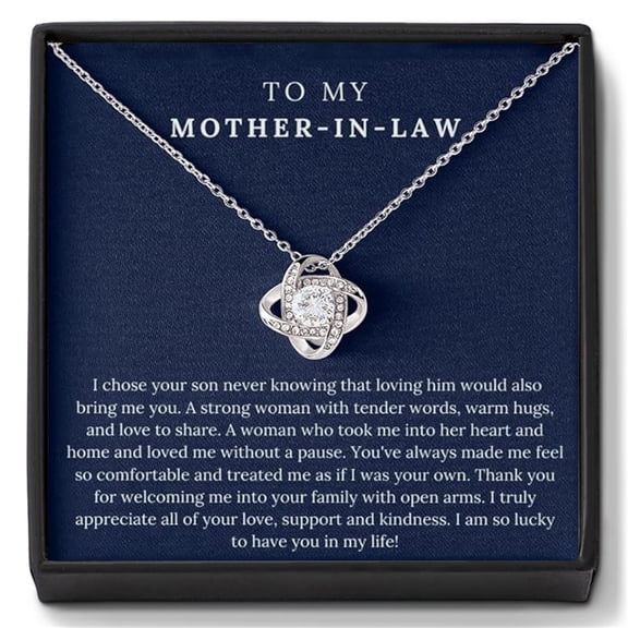 Sdmnsg-T To My Daughter In Law Necklace From Mother, Daughter In Law Birthday Gifts With Card, Meaningful Gift For Her On Wedding Day Christmas Anniversary