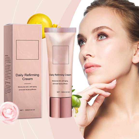 PiGOGI Daily Refirming Cream, Moisturizes and Helps Reduce Fine Lines, Helps Reduce Facial Puffiness, 100g, Anti Aging