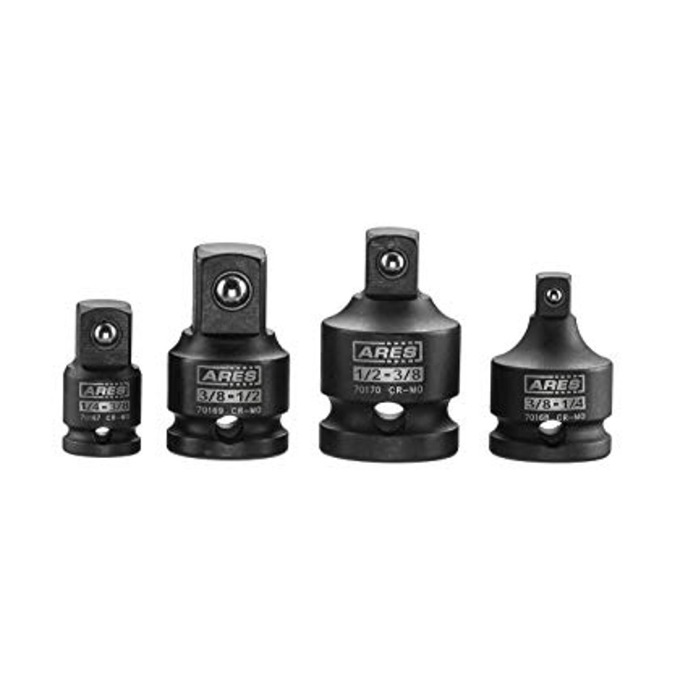 ARES 700084Piece Impact Socket Adapter and Reducer Set 1/4Inch, 3/