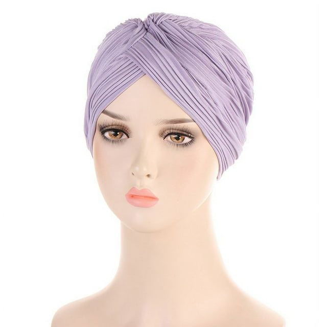 1 Pce Turban Uni pour Femmes, Bonnet de Chimiothérapie, Bandeau Extensible, Couvre-Chef