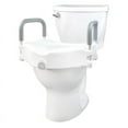 thumbnail image 3 of Raised Toilet Seat + Best Portable Elevated Riser with Padded Handles - Toilet Seat Lifter for Bathroom Safety, 3 of 3