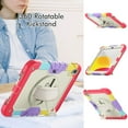 thumbnail image 3 of iPad (A16) 11th/10th Gen Case 2025/2022 (11"/10.9") – Heavy Duty Shockproof Protective Cover with Built-in Screen Protector, 360° Rotating Stand & Pencil Holder – for Work, Travel & Kids, 3 of 9