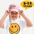 thumbnail image 2 of Gorra de béisbol SONMONY Smile Face para niño de 3 a 12 años, rosa, 2 of 6