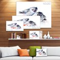 thumbnail image 3 of Oiseaux sur Branche avec Baies Rouges - Impression sur Toile, 3 of 4