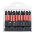 thumbnail image 6 of 10PCS PH2 Magnetic Screwdriver Bit Set Anti-Slip Long Driver Drill Bits 1/4inch Hex Shank For Manual Screwdrivers Air Drills, 50mm, 6 of 12