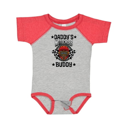 

Inktastic Daddys Motocross Buddy BMX Gift Baby Boy or Baby Girl Bodysuit