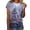 Multicolor, variant on Christmas Shirts for Women Christmas Graphic Shirts Short Sleeve Crewneck Funny Print Tops Gifts for Women
