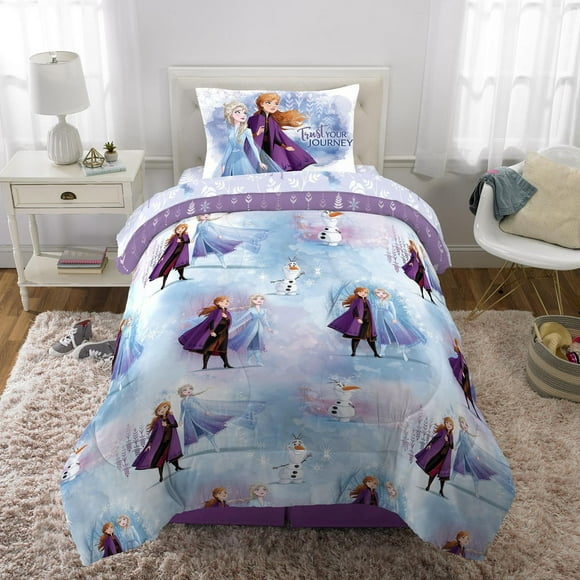 Disney Frozen II "Snow Wheat" 4PC. Bed Set plus Bonus Tote