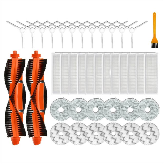 Accesorios para Robot Aspirador X20 C101, Piezas de Repuesto, Almohadilla para Fregona, Cepillo de Rodillo, Filtro Hepa, Bolsas para Polvo
