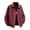 07#Wine, variant on Mens Streetwear Functional Cargo Jacket, Lapel Button Zipper Pocket Outer Coat, Lightweight Windproof Casual Top