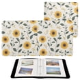 thumbnail image 7 of FORMRS 3 Ring Photo Album 4"x6" Self Adhesive Large Capacity PU Leather Cover, Sunflower Pattern, 7 of 7