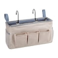 thumbnail image 4 of Organizador colgante para cama, estante para cama, mesita de noche, bolsa colgante resistente Beige, 4 of 9
