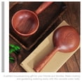 thumbnail image 5 of HOOWIFFY Large Wooden Ladle Kitchen Scoop with High Capacity for Home Cooking and Cafe Use, 5 of 8